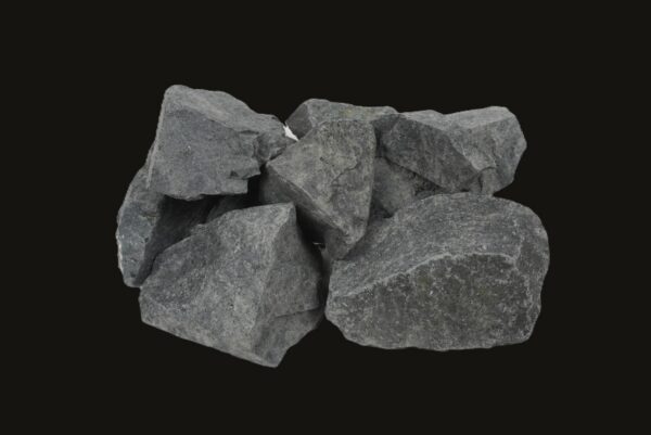Black Tejas gravel at a DFW stone yard for landscape beds