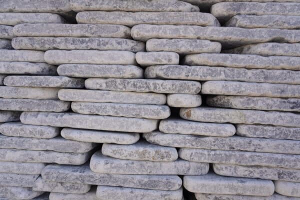Grey crazy paver stone for patios, walkways, and landscaping in Texas