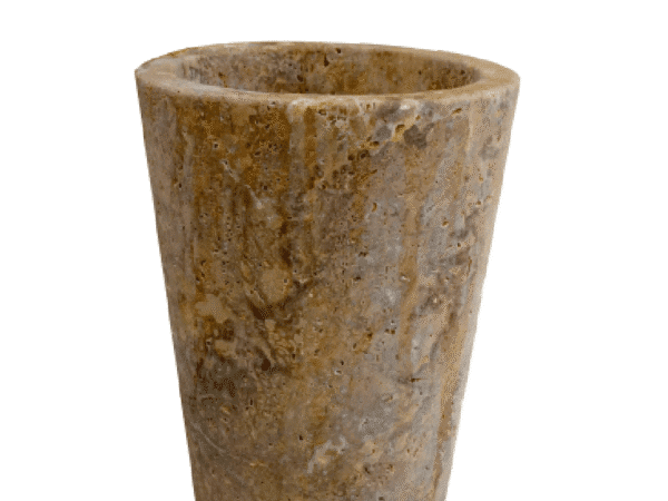 Noche stone vessel for landscaping, planters, and decorative use in Texas