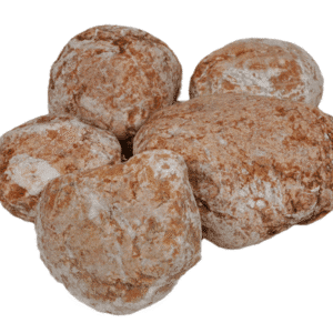 Rosso Tumbled Pebbles in natural brown-red hues, used for landscaping, garden accents, and decorative outdoor design in Texas.