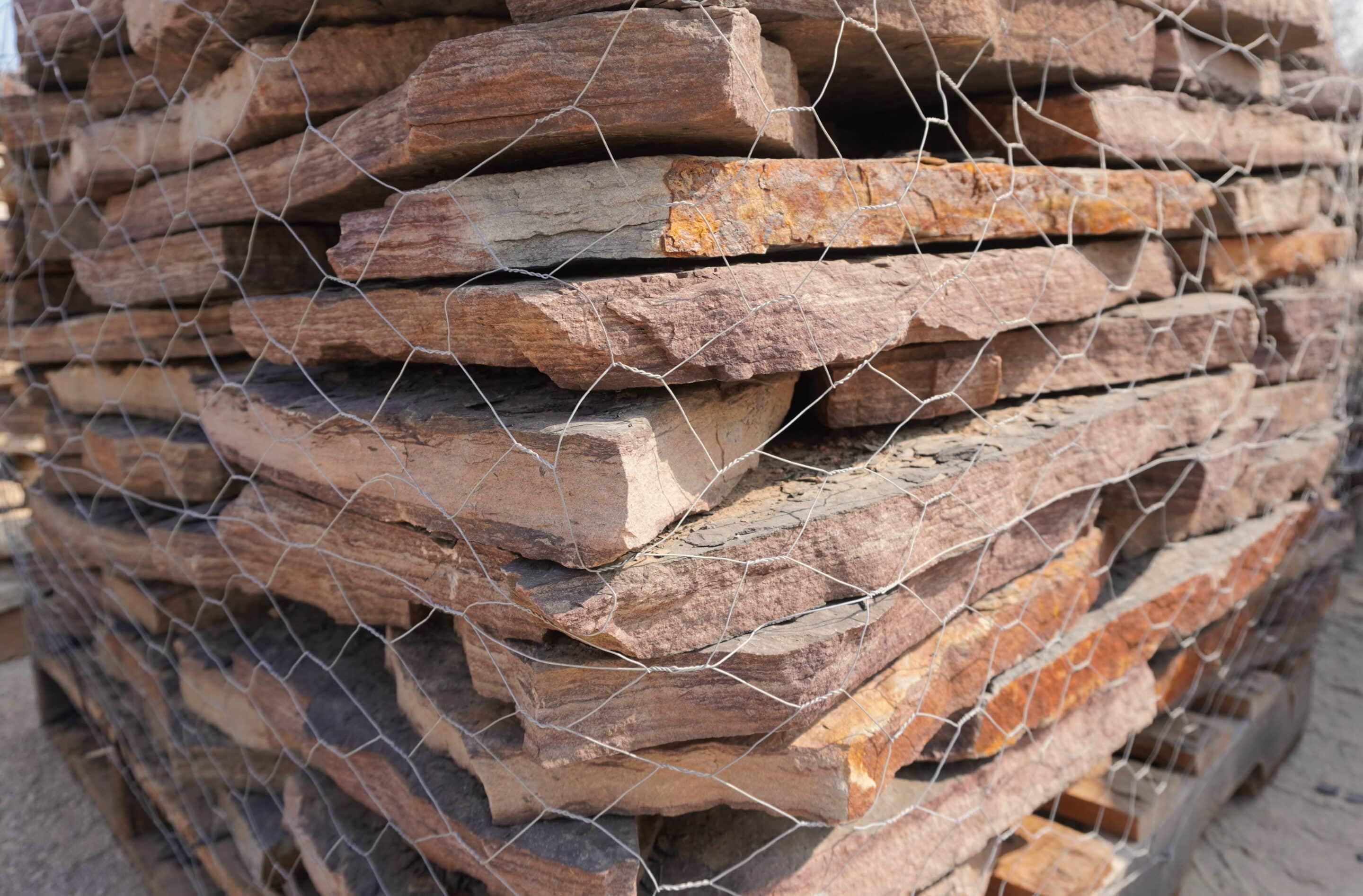 Ozark Mountain flagstone slabs for patios, walkways, and landscaping in Texas